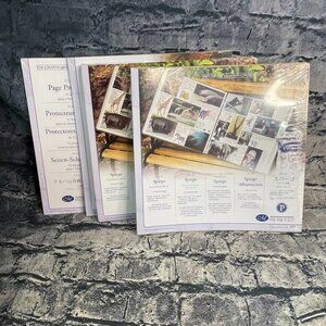 2004 Creative Memories 12x12 SPARGO Pages & Protectors 2 packs each